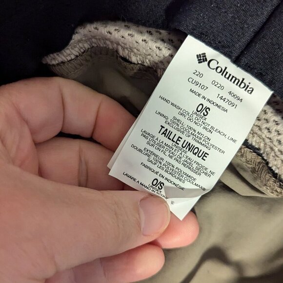 Columbia Bora Bora Booney Safari Fishing Waterproof Hat Omni Shade Sage - Picture 5 of 6